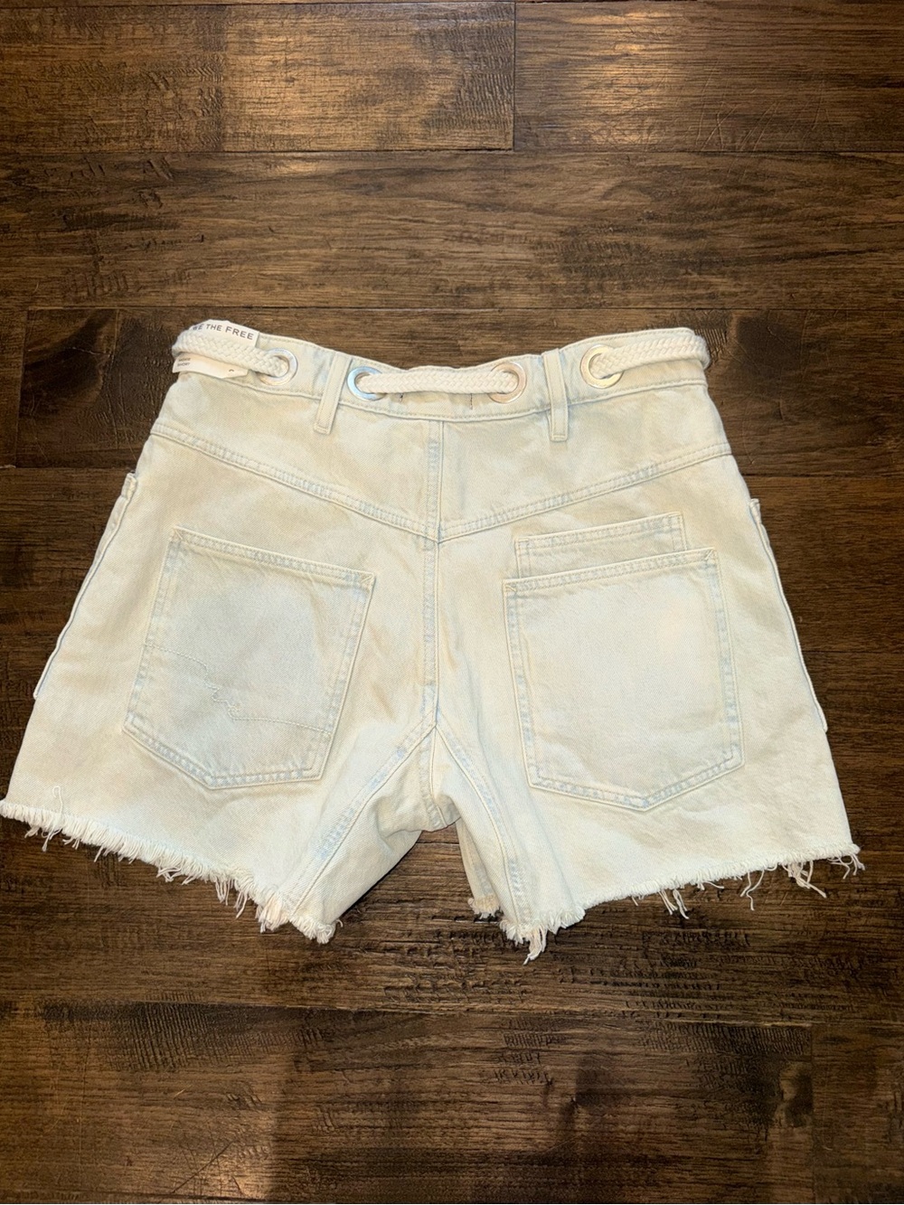 We The Free Moxi Rope-Drawstring Denim Shorts - Picture 5 of 11
